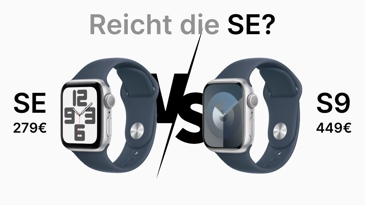 Reicht die Apple Watch SE? Apple Watch Series 9 vs Apple Watch SE