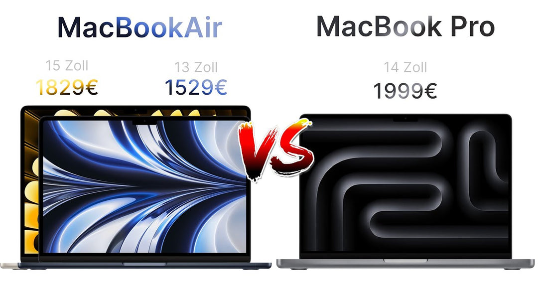 M2 MacBook Air oder 14“ M3 MacBook Pro? Mach bloß keinen Fehler!