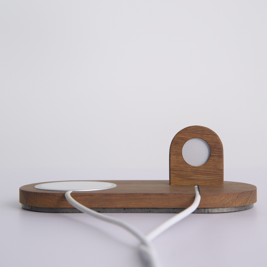 MoeKit Dock Duo: MagSafe Charger & Apple Watch Halterung