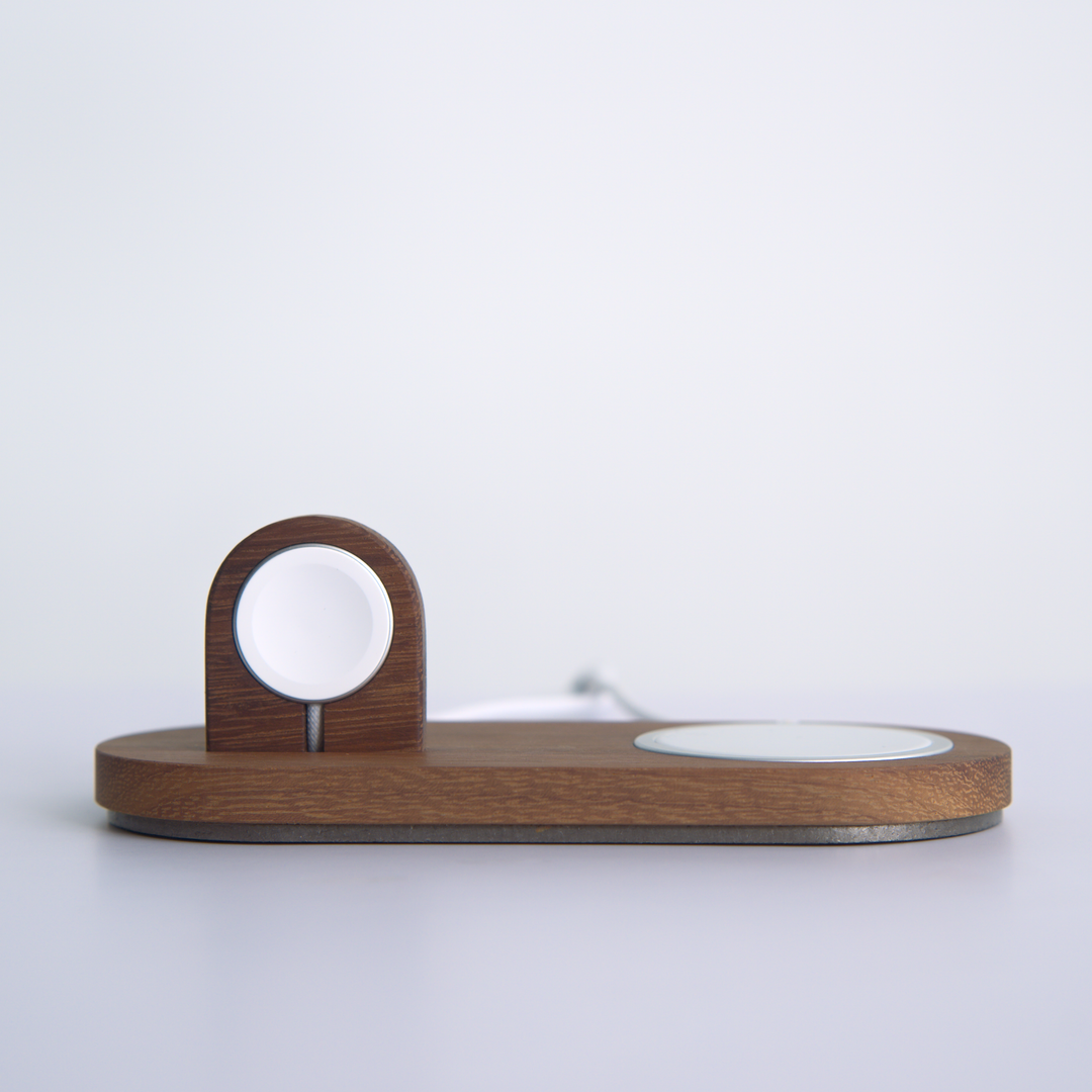 MoeKit Dock Duo: MagSafe Charger & Apple Watch Halterung