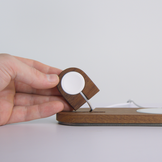 MoeKit Dock Duo: MagSafe Charger & Apple Watch Halterung