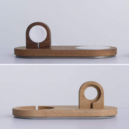 MoeKit Dock Duo: MagSafe Charger & Apple Watch Halterung